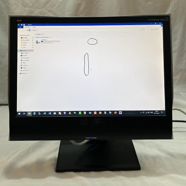 مانیتور 19 اینچ استوک ViewSonic vg1932 گریدb کد375 — تصویر ۲
