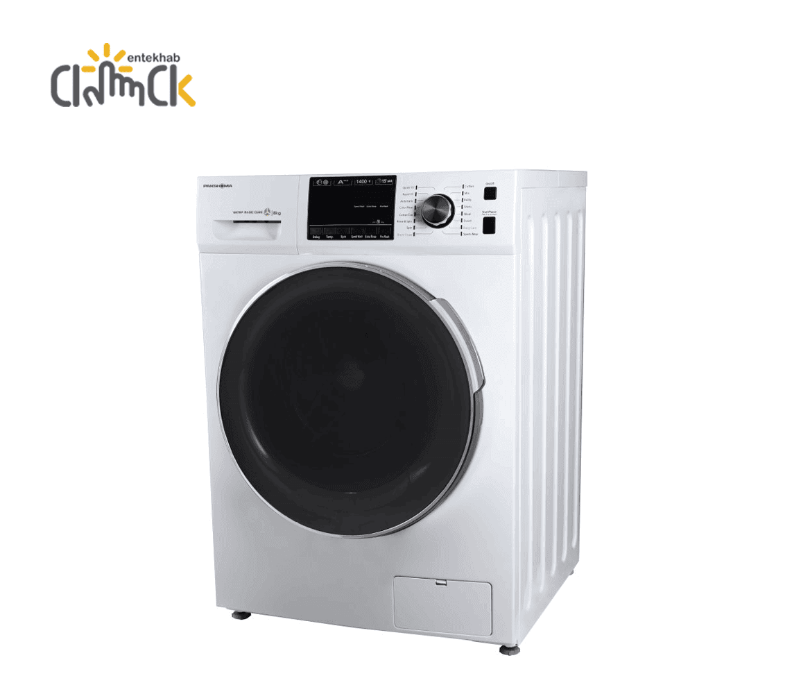 ماشین لباسشویی پاکشوما 8 کیلویی مدل TFU-84431 WT — تصویر ۳