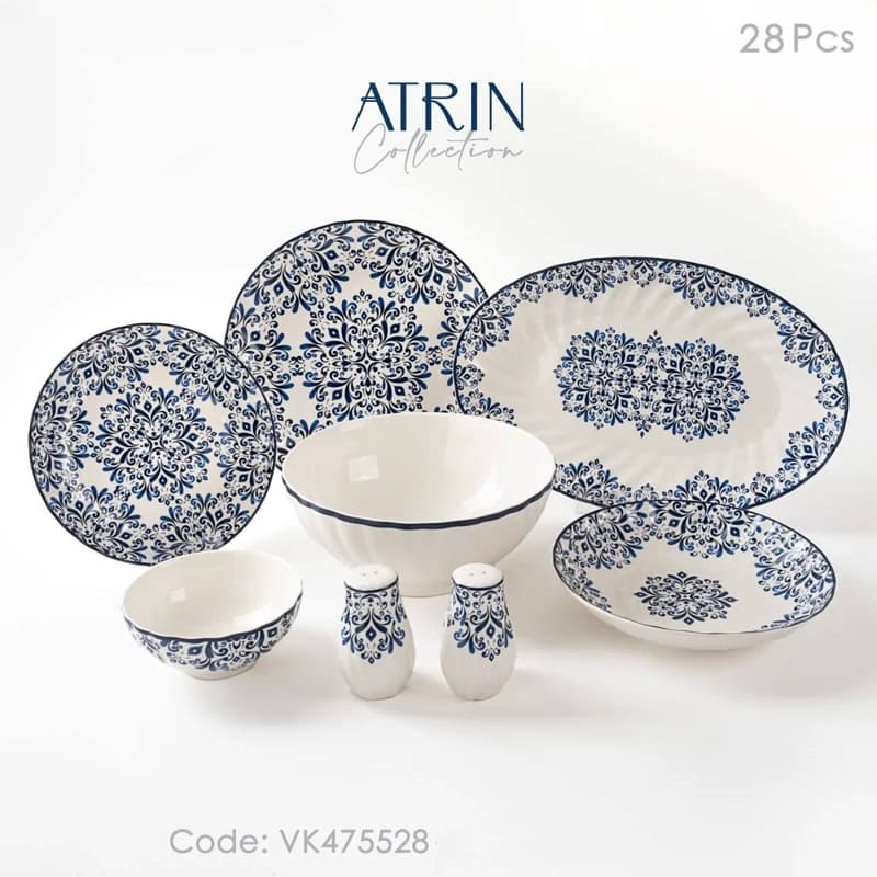 سرویس غذاخوری BVK بی وی کی 6 نفره 28 پارچه مدل ATRIN کد VK475528