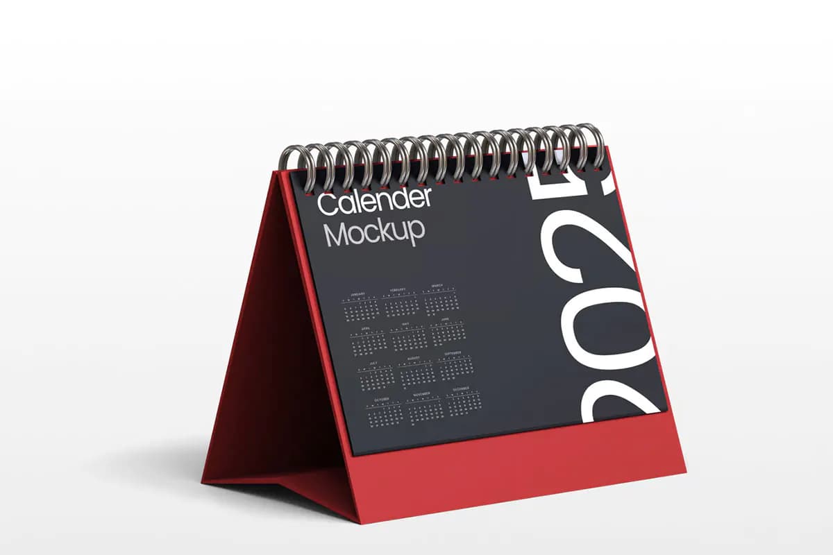 موکاپ تقویم رومیزی – 3500×4500 پیکسل — تصویر ۵