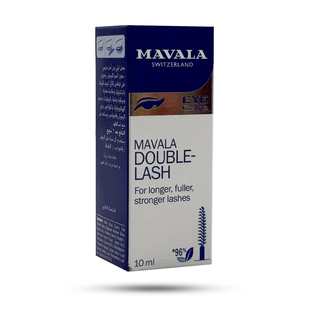 سرم تقویت کننده مژه ماوالا DOUBLE-LASH حجم 10 میل — تصویر ۲