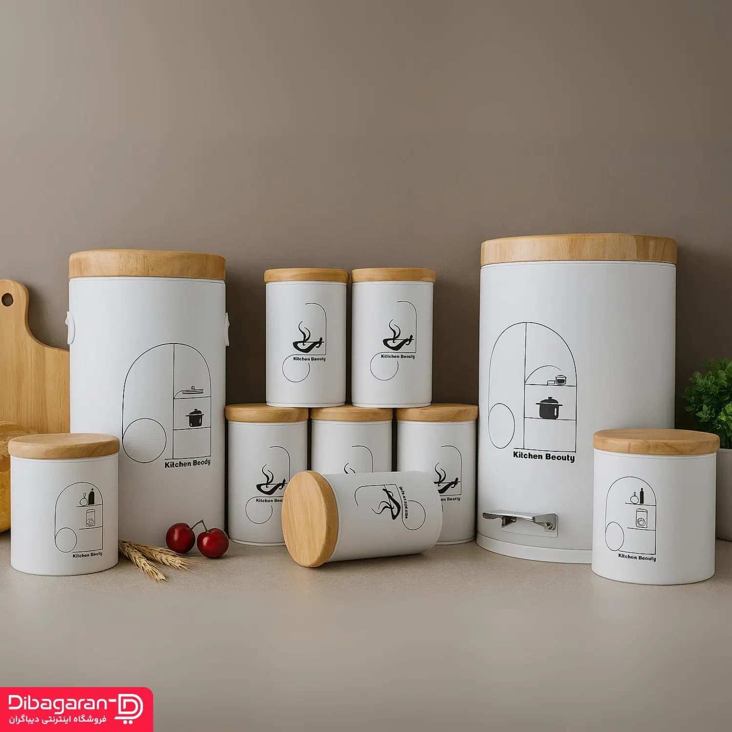 سرویس آشپزخانه 10 پارچه بهاز کالا کد DL02121 — تصویر ۲