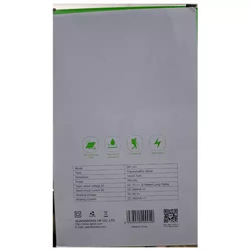 شارژر موبایل خورشیدی مدل DP-Li21 3W — تصویر ۴