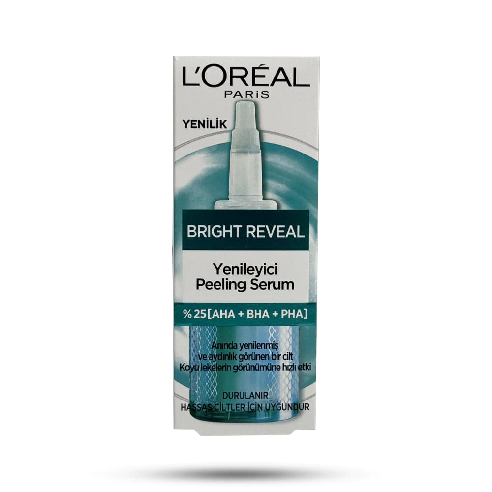 سرم پیلینگ لایه بردار و ضد جوش 25% لورال مدل BRIGHT REVEAL حجم 25 میل — تصویر ۳