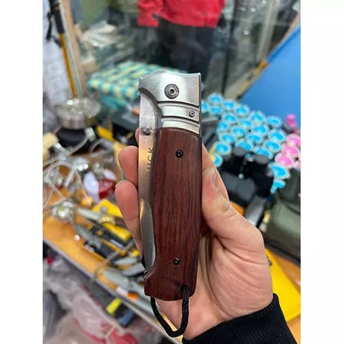 چاقو ضامن‌دار تاشو سایز بزرگ باک مدل DA88 — تصویر ۵
