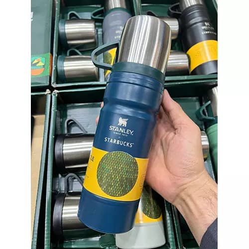 فلاسک 680 میلیلیتر استنلی دو لیوانی Stanley Starbucks مدل 7763/9 — تصویر ۳