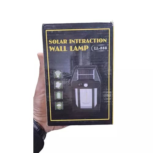 چراغ دیوارکوب خورشیدی سنسوردار مدل LL-888 — تصویر ۲