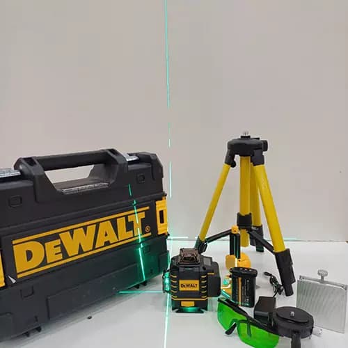 تراز لیزری لمسی 16 خط سه‌بعدی نور سبز دیوالت DEWALT مدل 4D-360