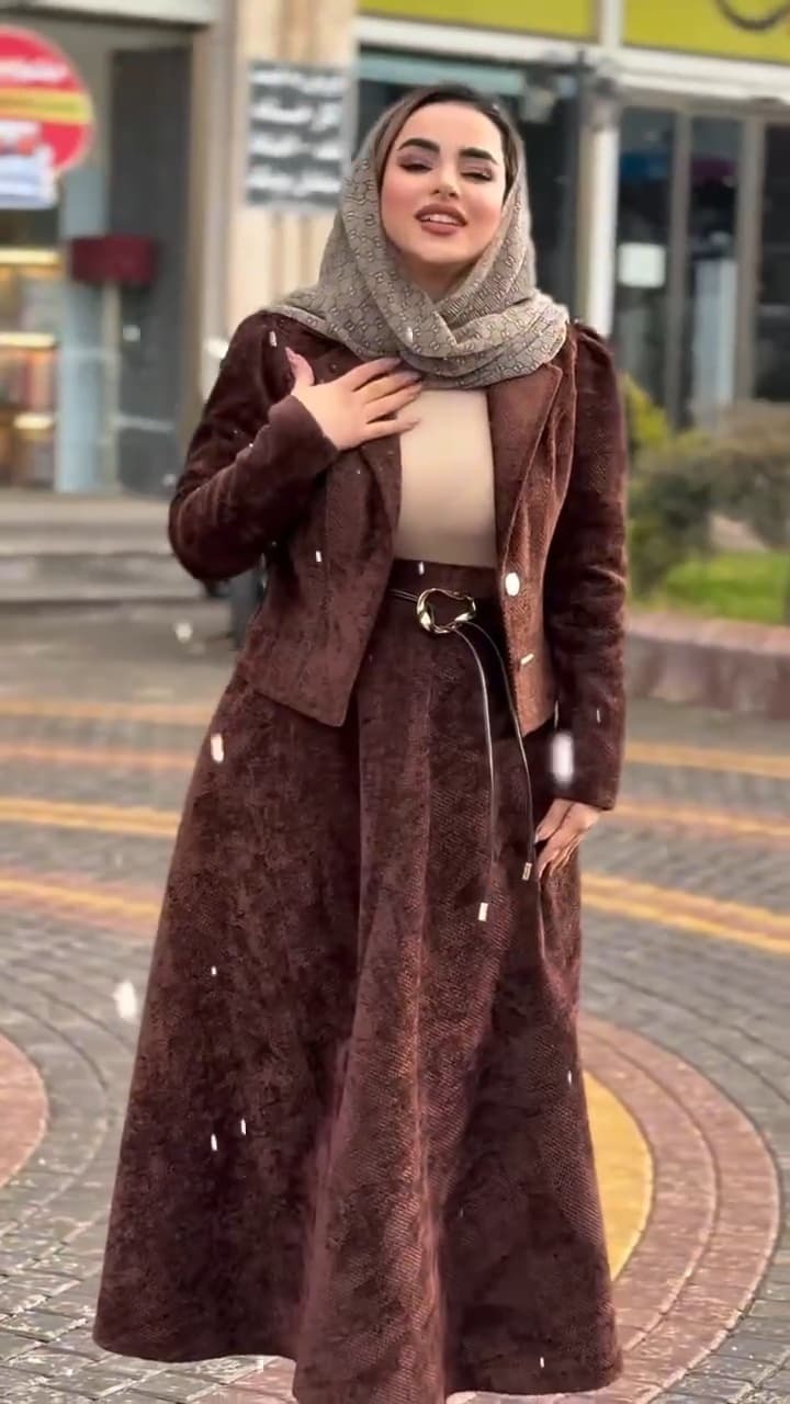 کت دامن زنانه مدل کالین