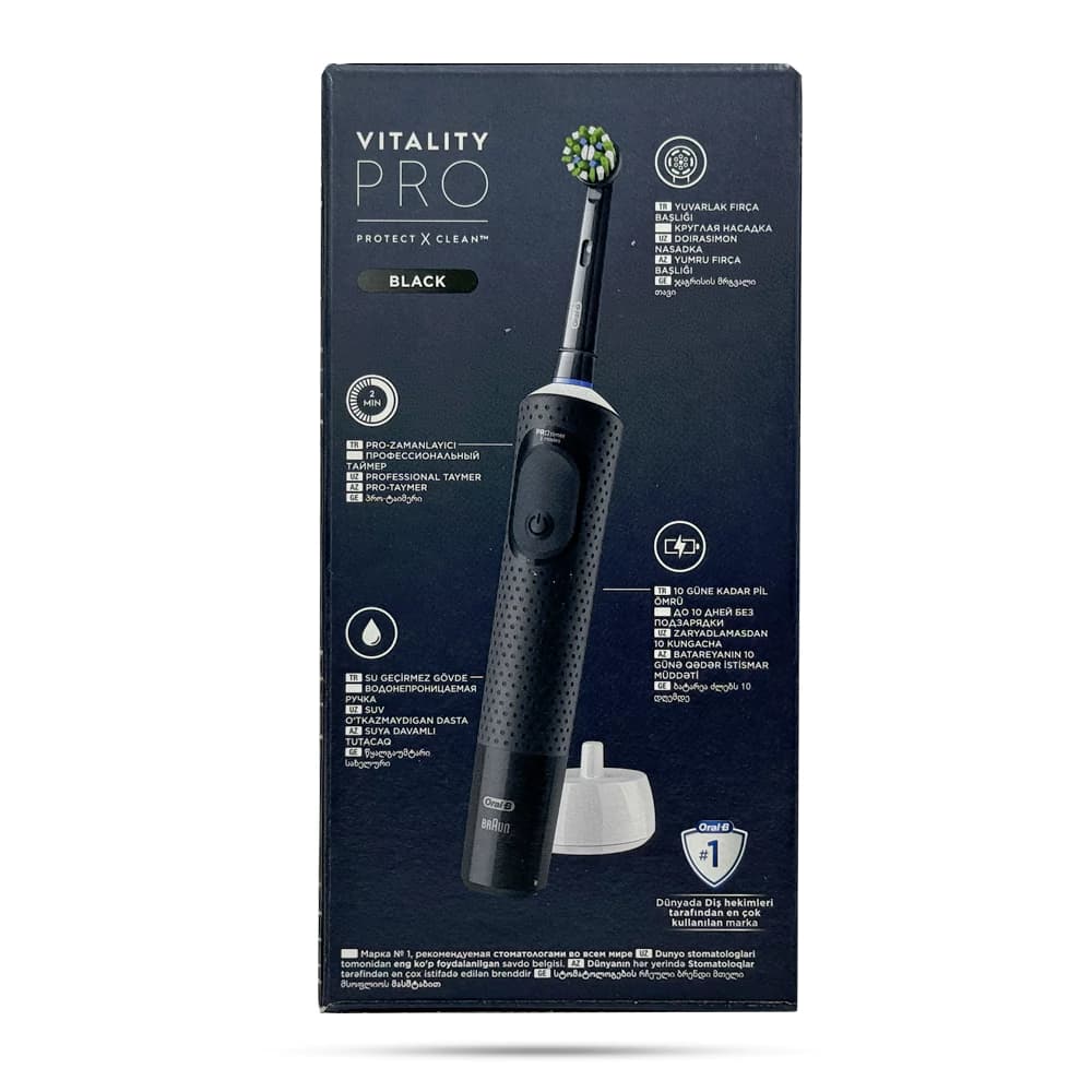 مسواک برقی اورال بی مدل Pro Vitality رنگ مشکی