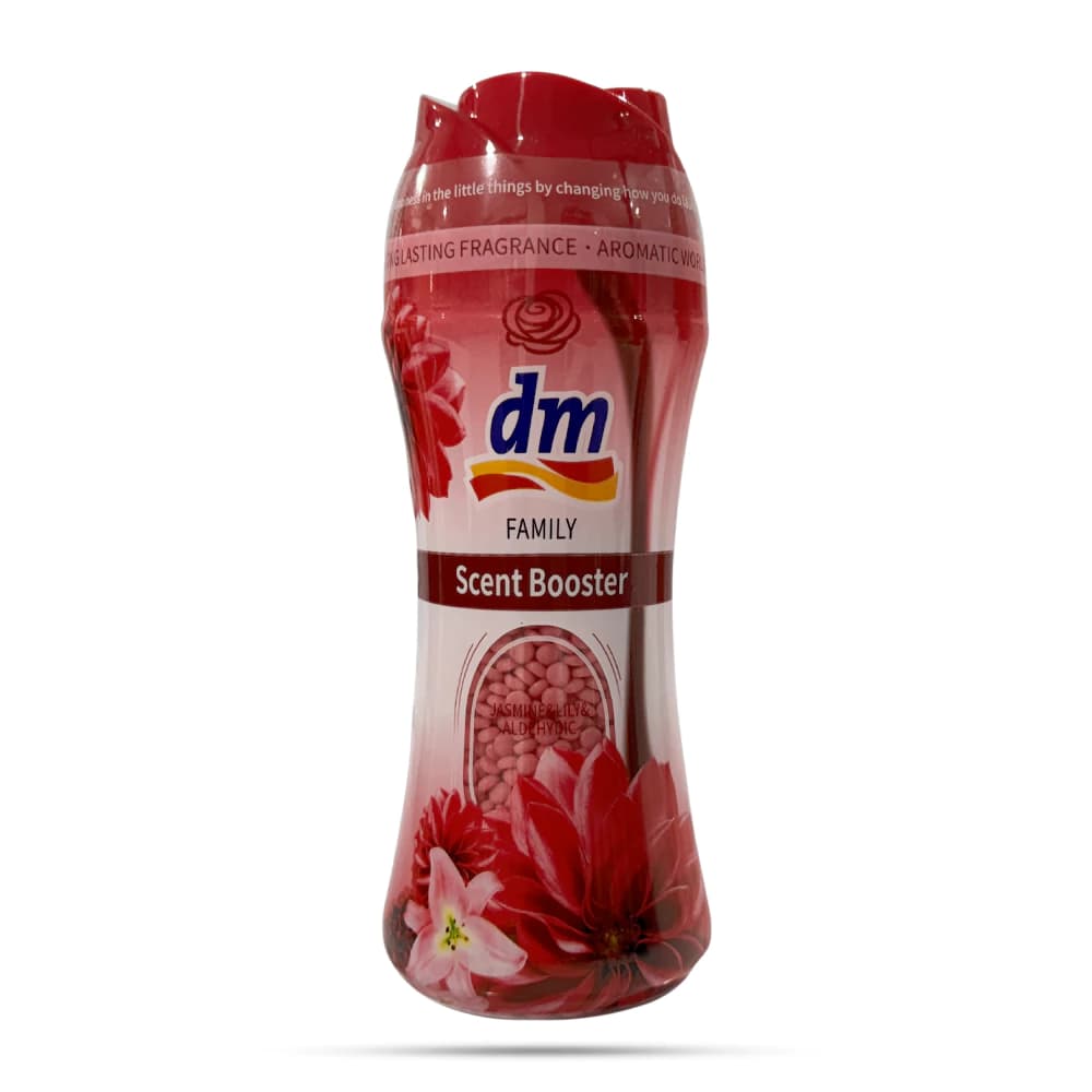 خوشبوکننده لباس dm رایحه یاس و زنبق سری Scent Booster وزن 210 گرم