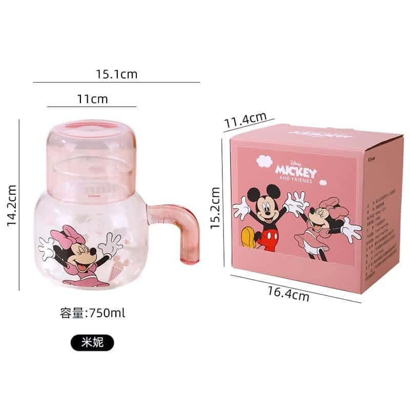 ست پارچ و لیوان پیرکس دیزنی طرح Minnie Mouse — شفاف، فانتزی و اورجینال (مینی موس) — تصویر ۳