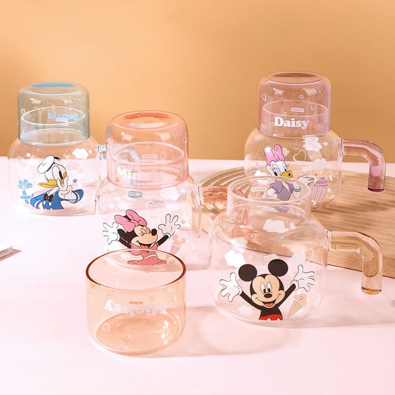ست پارچ و لیوان پیرکس دیزنی طرح Minnie Mouse — شفاف، فانتزی و اورجینال (مینی موس) — تصویر ۸
