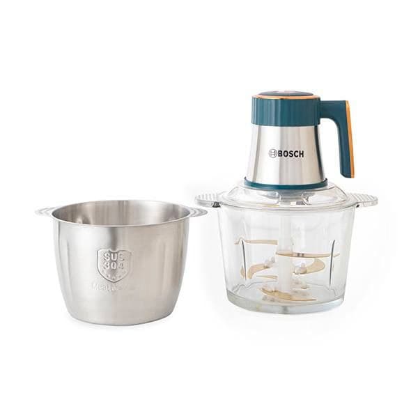 خردکن برقی 3.8 لیتری دوکاسه BOSCH رنگبندی(مشکی.ابی.سبز) — تصویر ۴