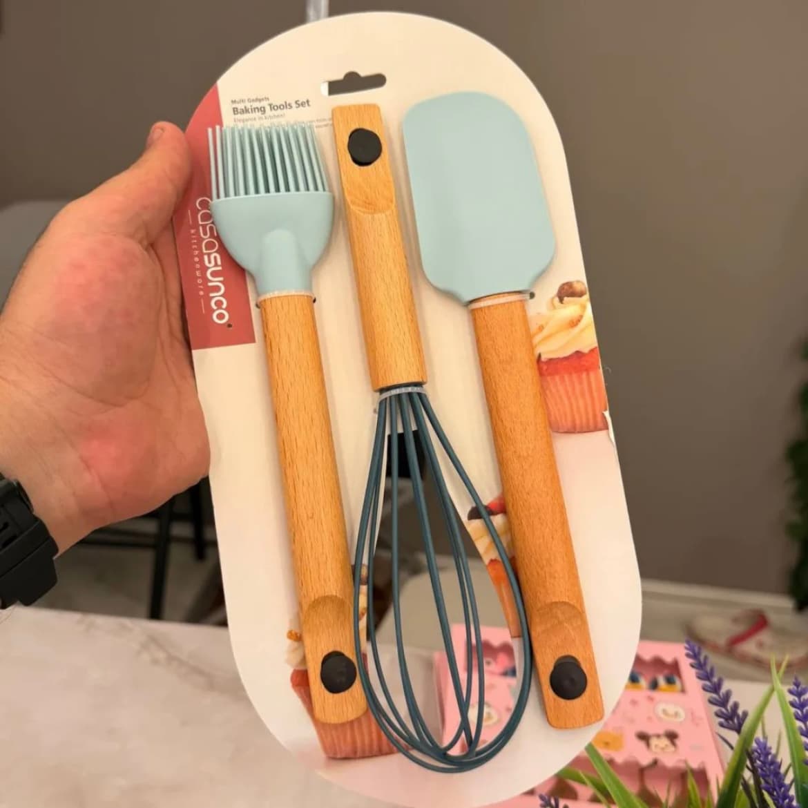 ابزار آشپزی کاساس اونکو مدل SK-3095 بسته 3 عددی (همزن.فرچه.لیسک) — تصویر ۸