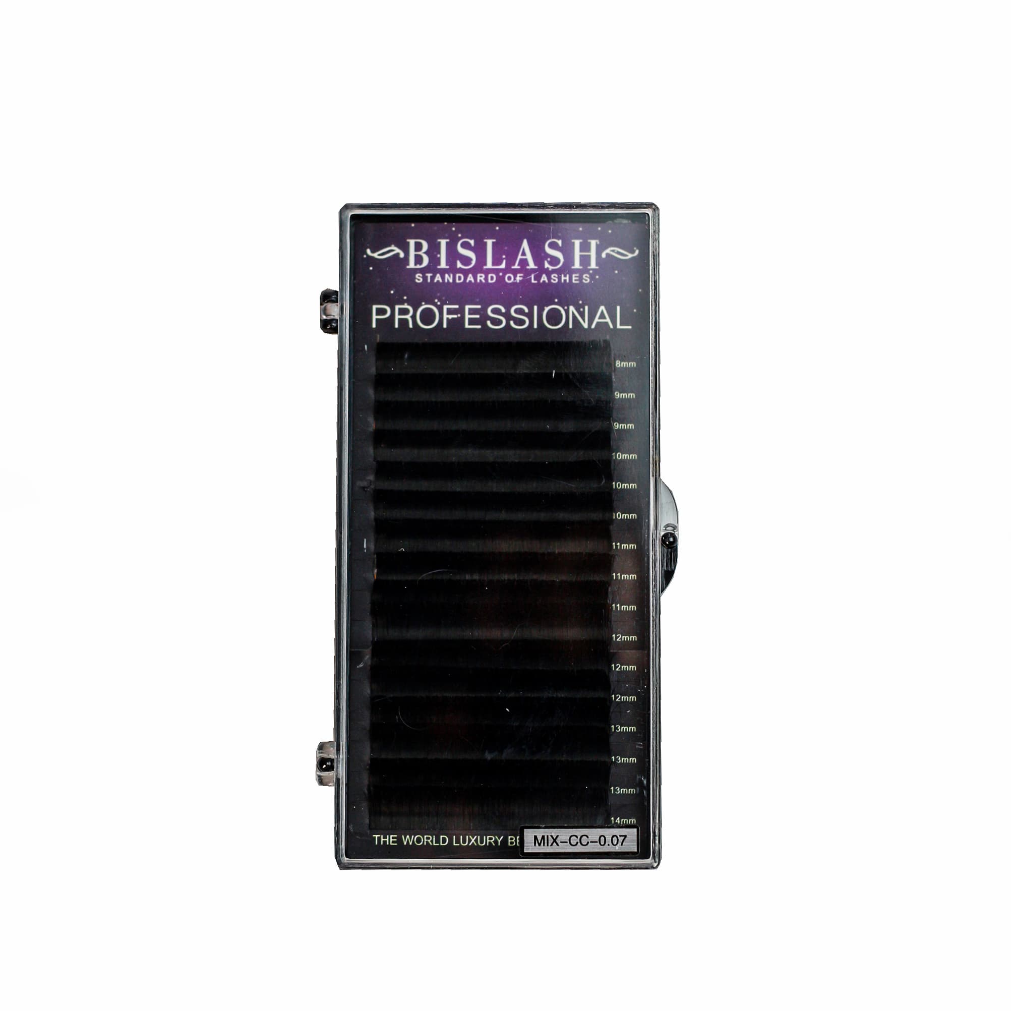 مژه والیوم اکستنشن بیس لش CC-mix ضخامت 0.07 — تصویر ۳