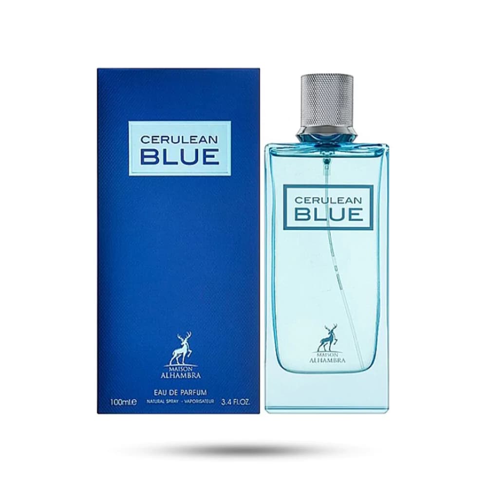 ادکلن مردانه سرولین بلو الحمبرا Alhambra Cerulean Blue حجم 100 میل