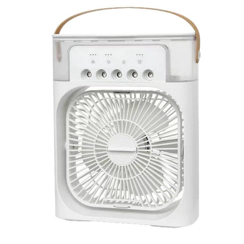 پنکه رومیزی خنککننده (Air Cooler Fan) با نور LED و قابلیت رطوبتدهی — تصویر ۷