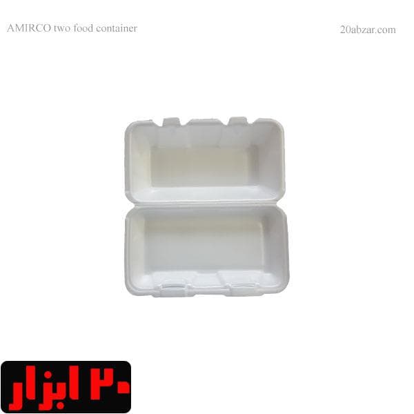 ظرف پلاستیکی یکبار مصرف دو پرسی امیرکو