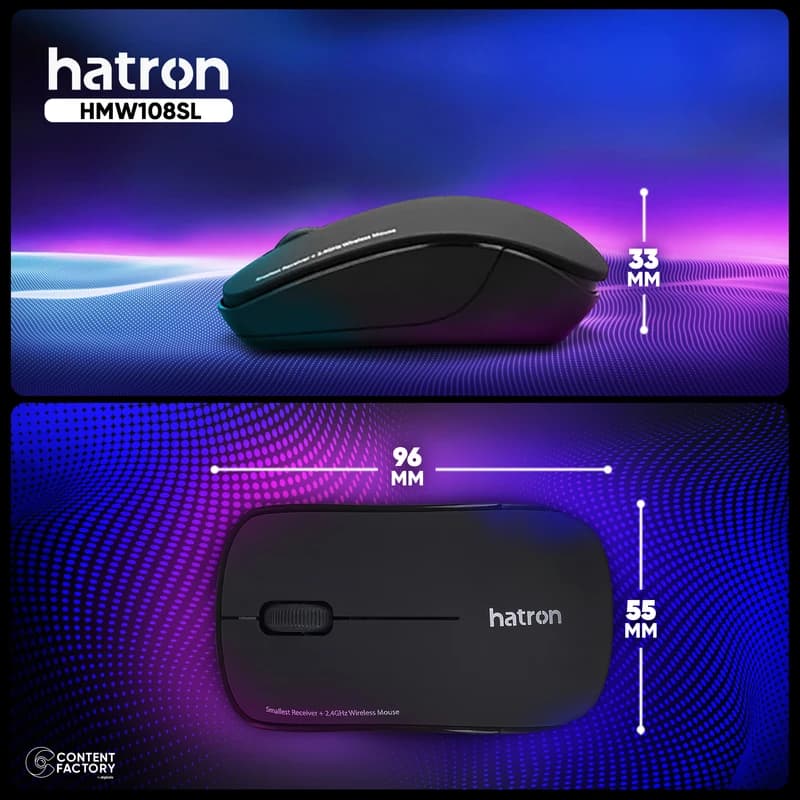 ماوس بی سیم هترون مدل HMW108SL — تصویر ۱۱