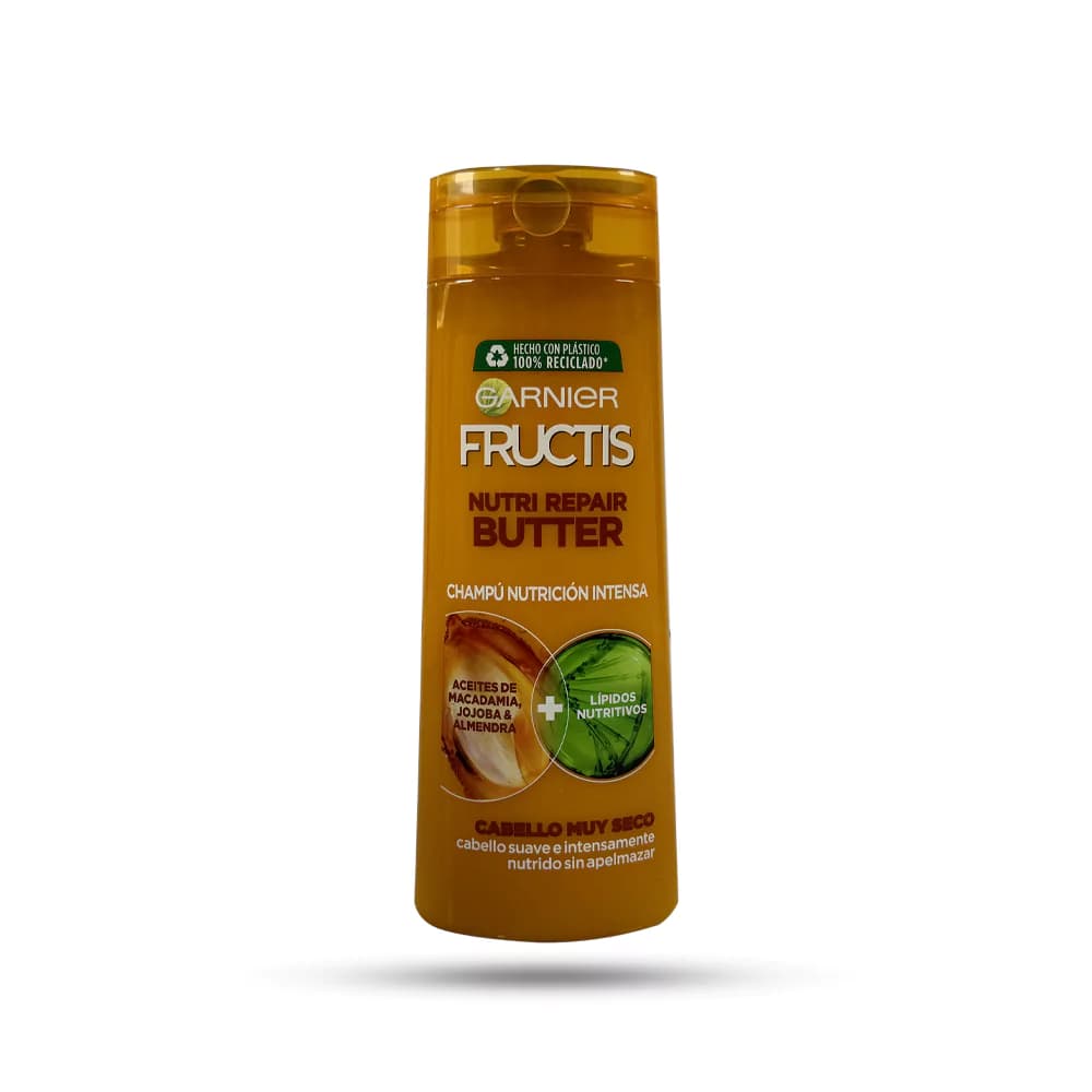 شامپو ترمیم کننده گارنیر مدل nutri repair butter حاوی کره شی مخصوص موهای خشک و آسیب دیده 360 میل