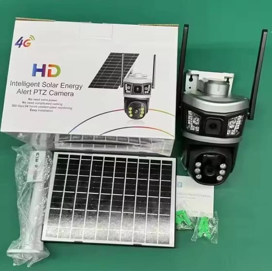 دوربین مداربسته سولار اسپید دام (خورشیدی) سیمکارتی| YM09 Solar Low Power — تصویر ۴