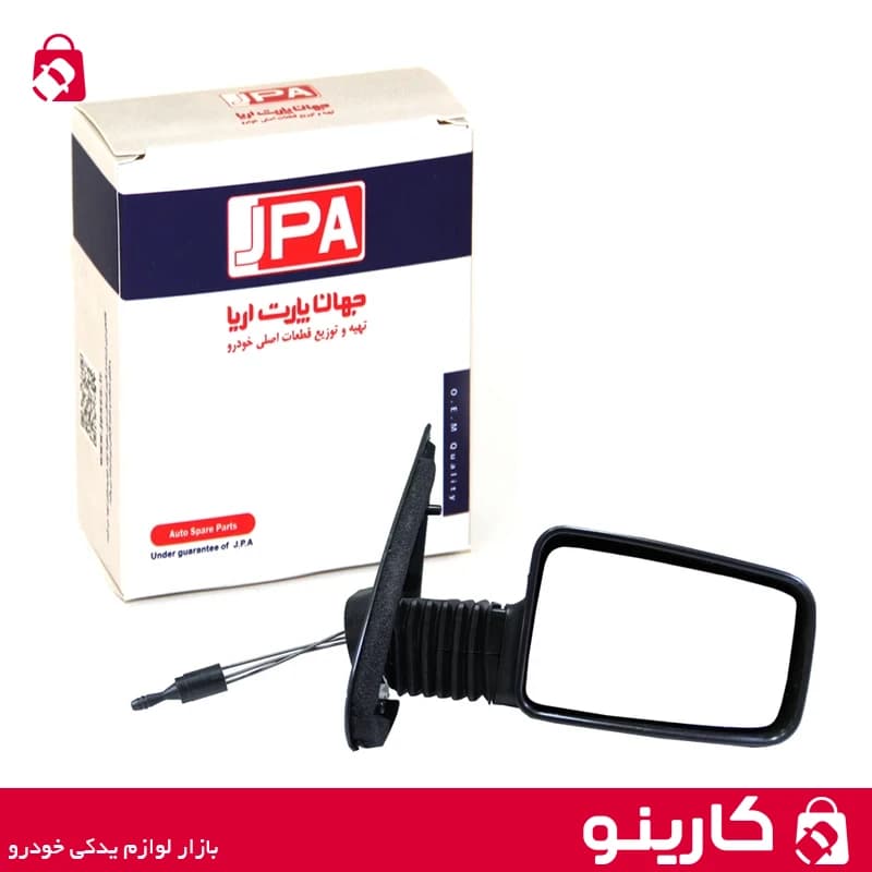 آینه بغل 405 طرح قدیم دستی راست با لچکی جهان پارت JAP — تصویر ۲