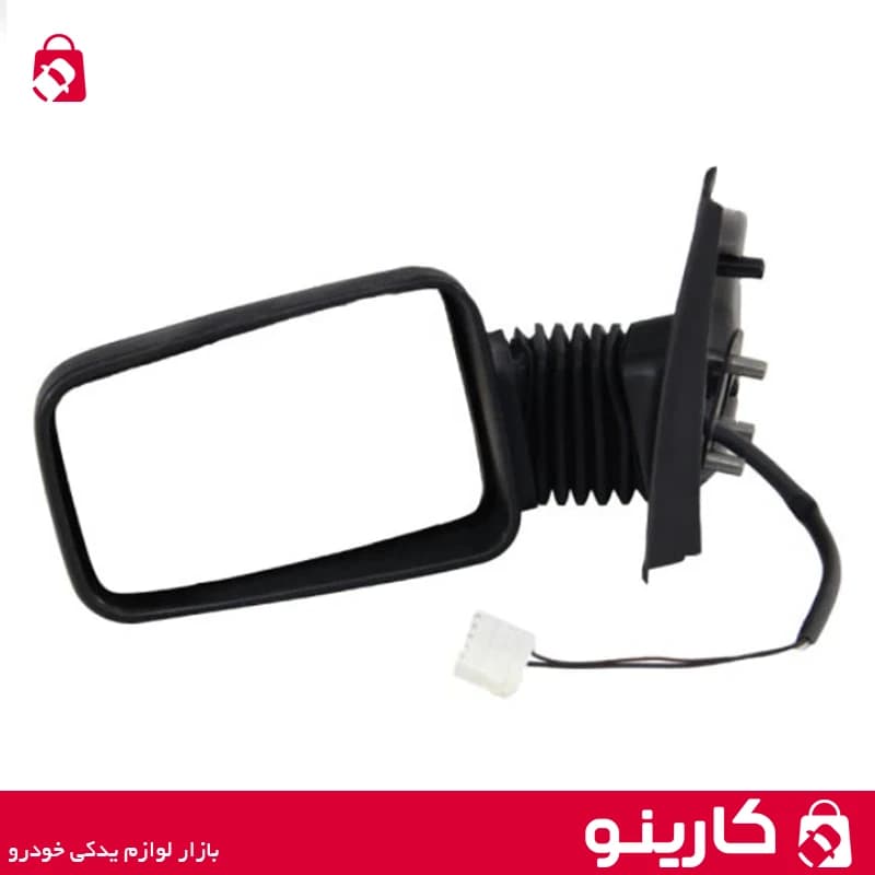 آینه بغل برقی پژو 405 قدیم چپ با لچکی جهان پارت JAP