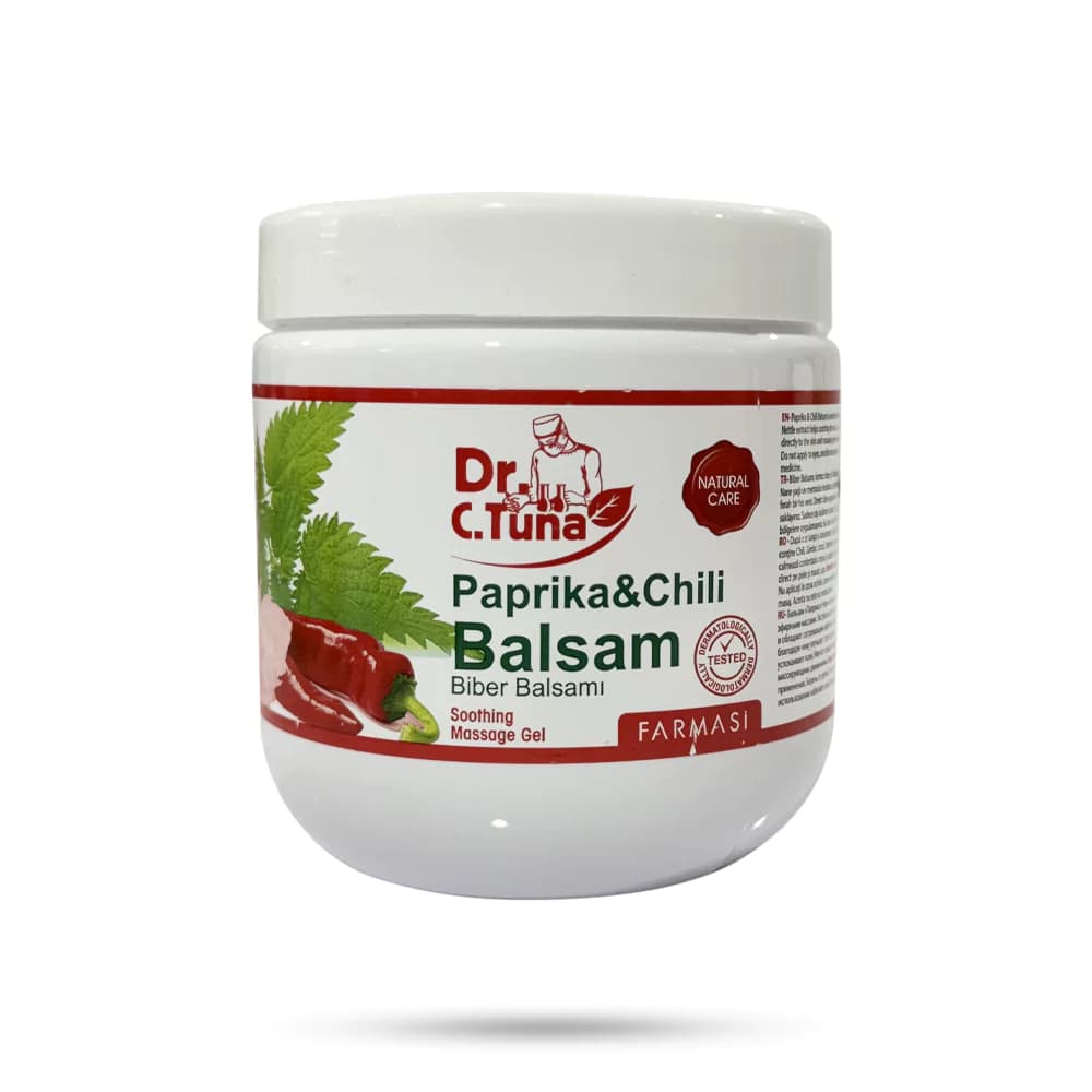 ژل ماساژ فارماسی Dr.C.Tuna مدل Soothing حاوی بالم پاپریکا و پودر چیلی 500 میل