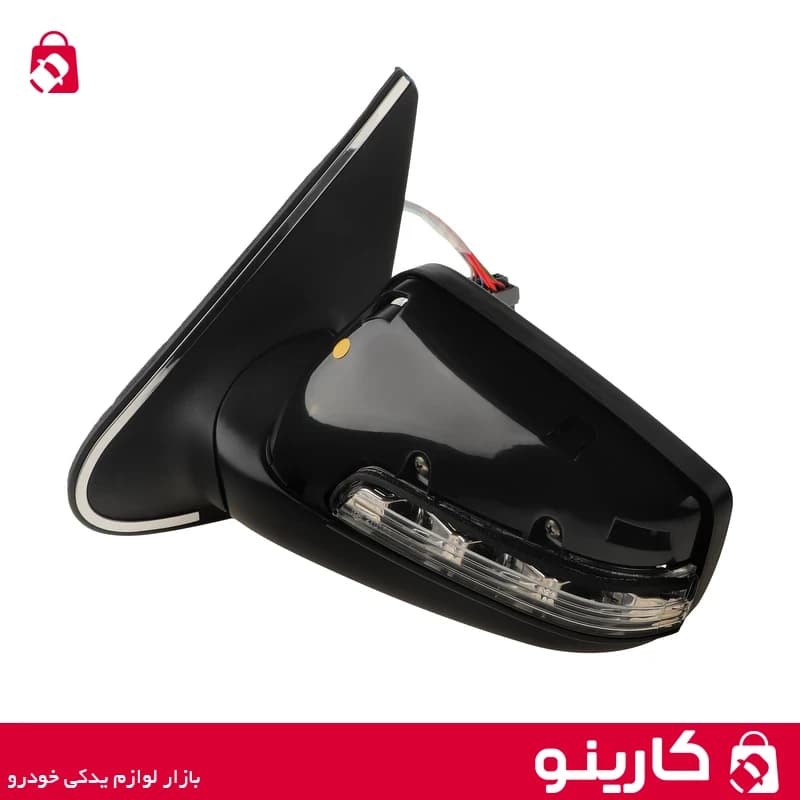 آینه بغل پژو پارس چپ راهنما دار 7 سیم — تصویر ۴