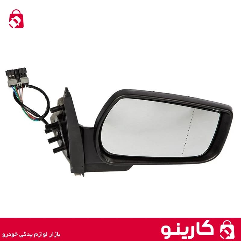 آینه بغل برقی پارس راست با راهنما و گرمکن با سنسور دما و واشر لاستیکی