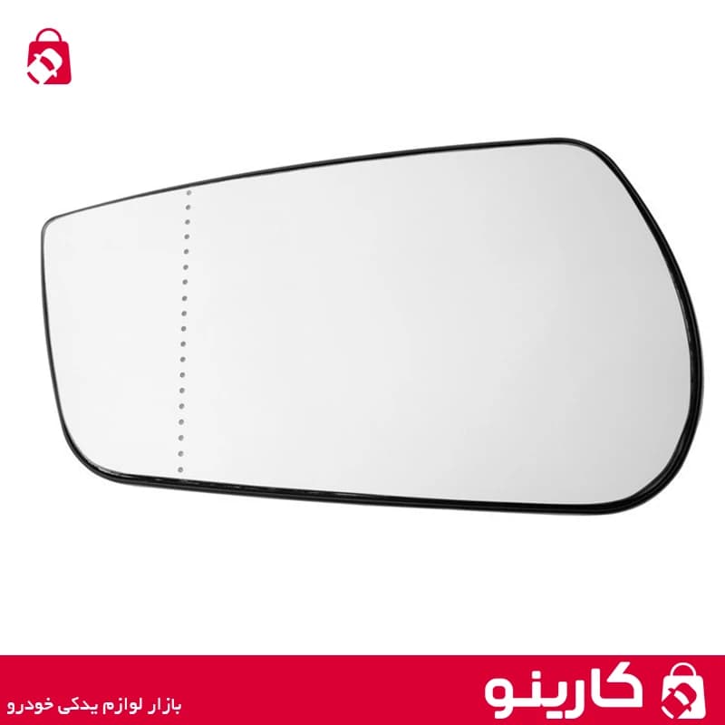 شیشه آینه بغل چپ پژو پارس جدید رفلکس با گرمکن جهان پارت JAP
