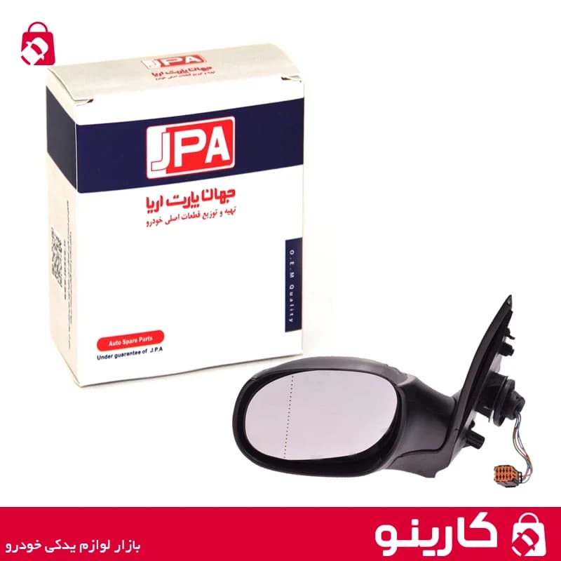 آینه بغل پژو 206 برقی سمت چپ جهان پارت JAP — تصویر ۲