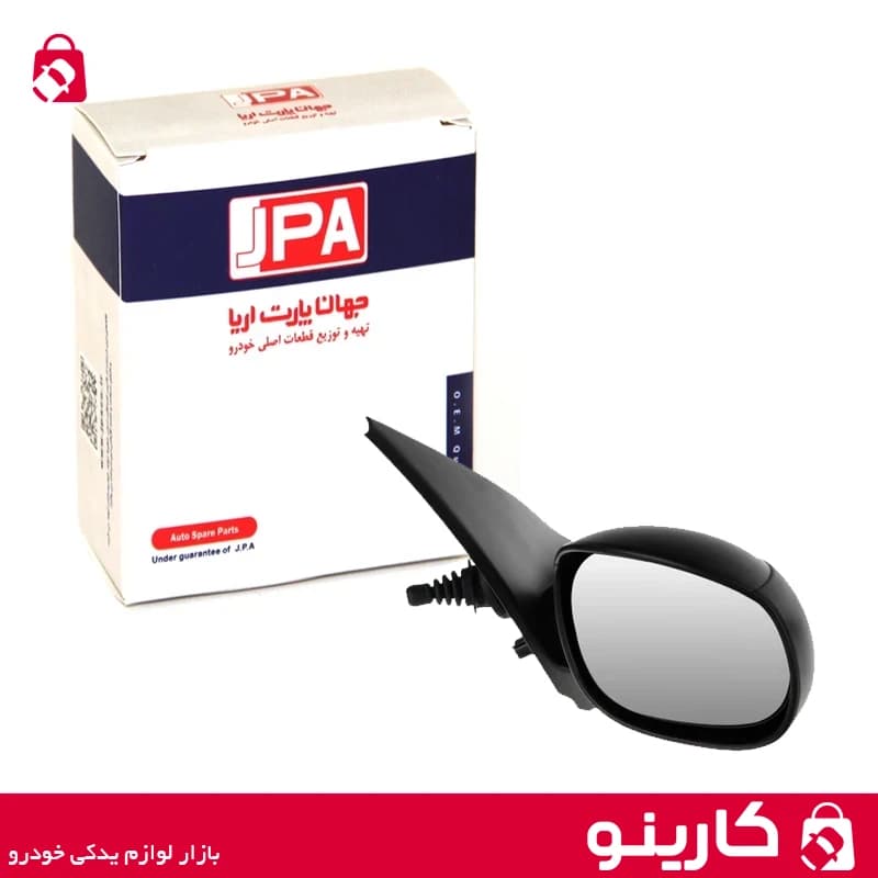 آینه بغل پژو 206 دستی سمت راست جهان پارت JAP — تصویر ۲