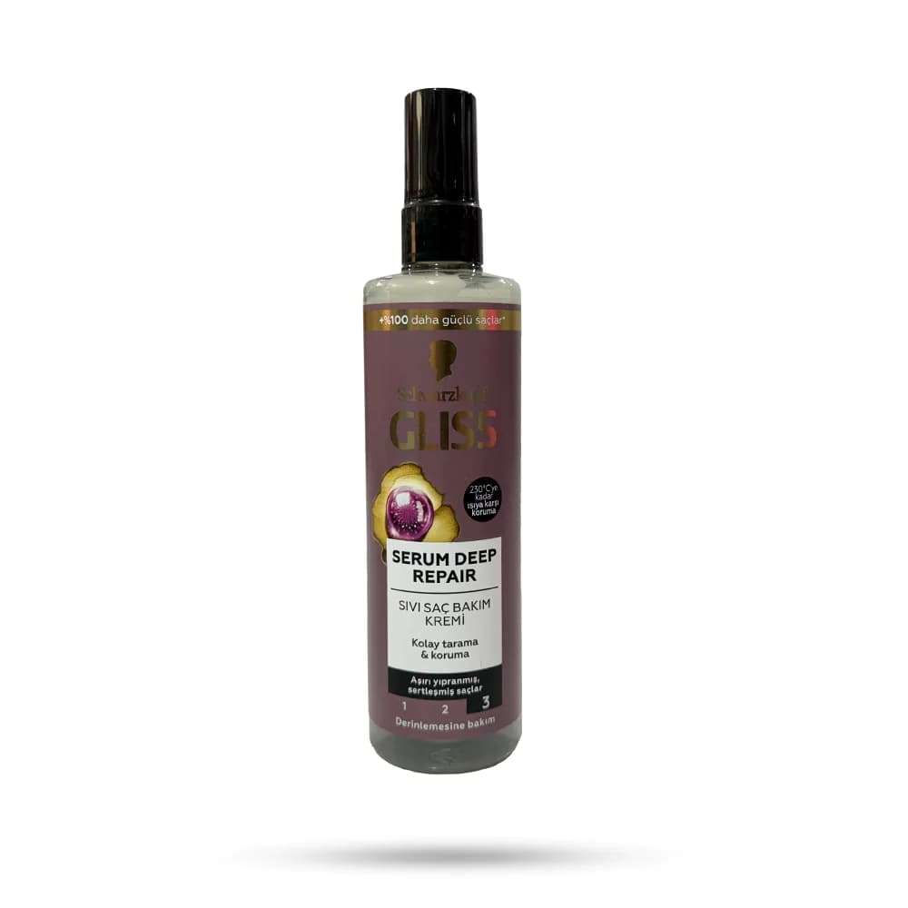اسپری مو دو فاز گلیس مدل Serum Deep Repair مناسب موهای آسیب دیده و زبر 200 میل