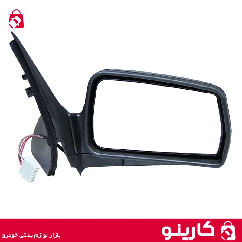 آینه جانبی سمند برقی چپ قاب یک تکه جهان پارت