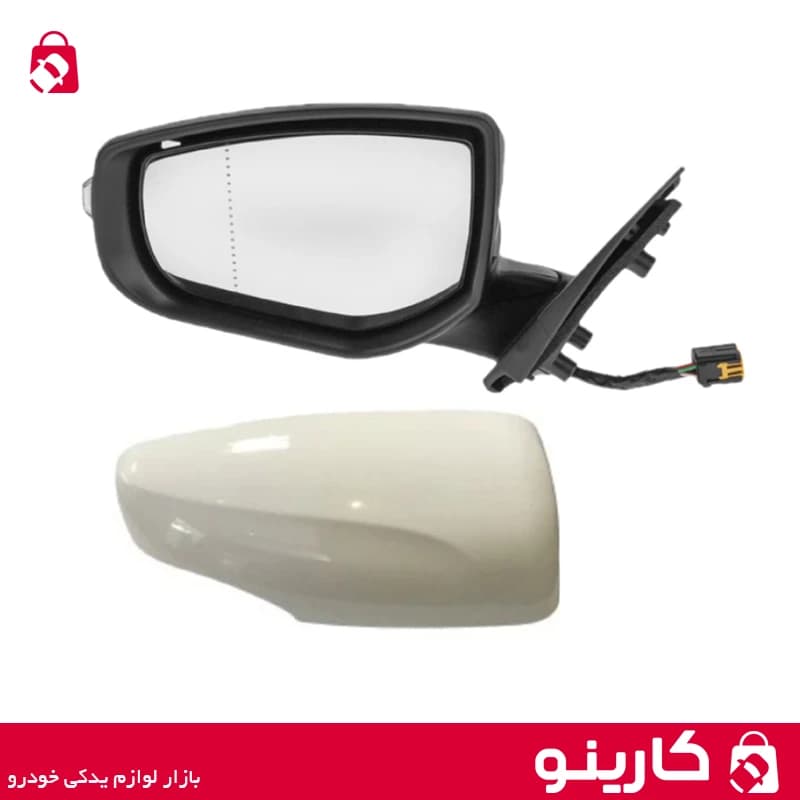 آینه بغل برقی دنا پلاس سفید سمت چپ بی نی سی — تصویر ۲
