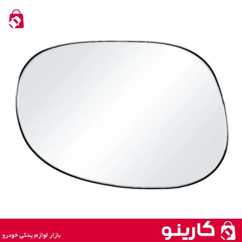 شیشه آینه بغل پژو 206 برقی سمت چپ کروز پلاس