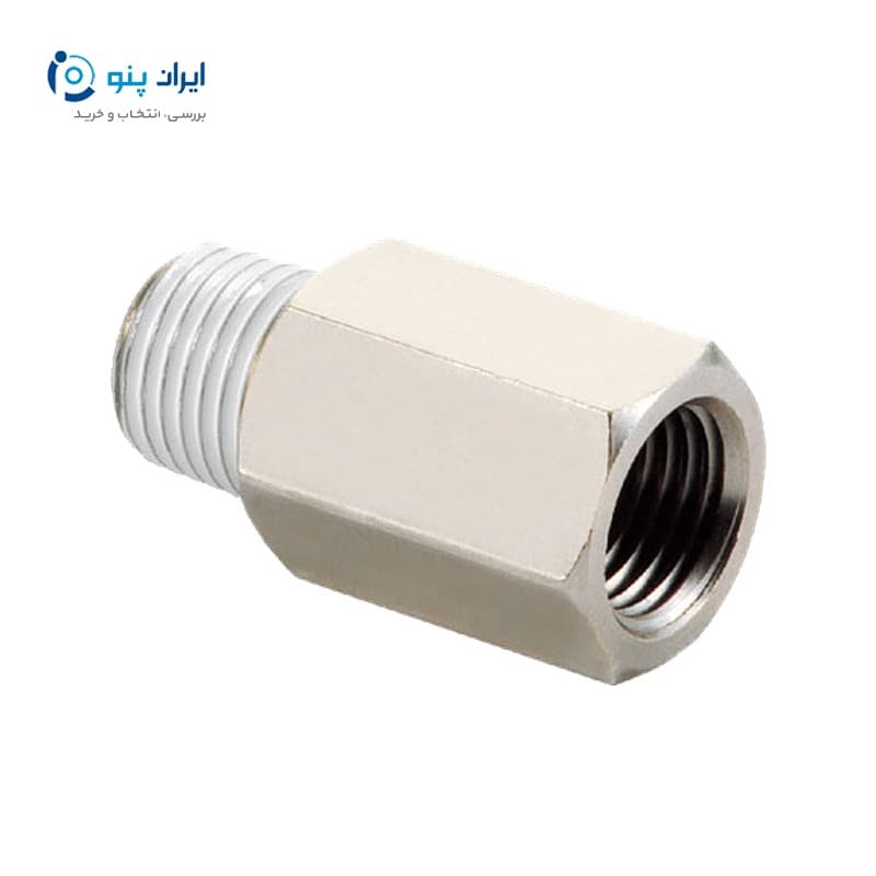 شیر یک‌طرفه رزوه‌ای پنوماتیک برند CDC رزوه ۱/۴ اینچ مدل CVPF02-02