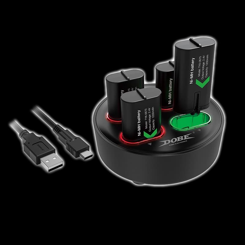 استند باتری و شارژر چهارتایی دوبی ایکس باکس سری اس مدل TYX-065S — تصویر ۳