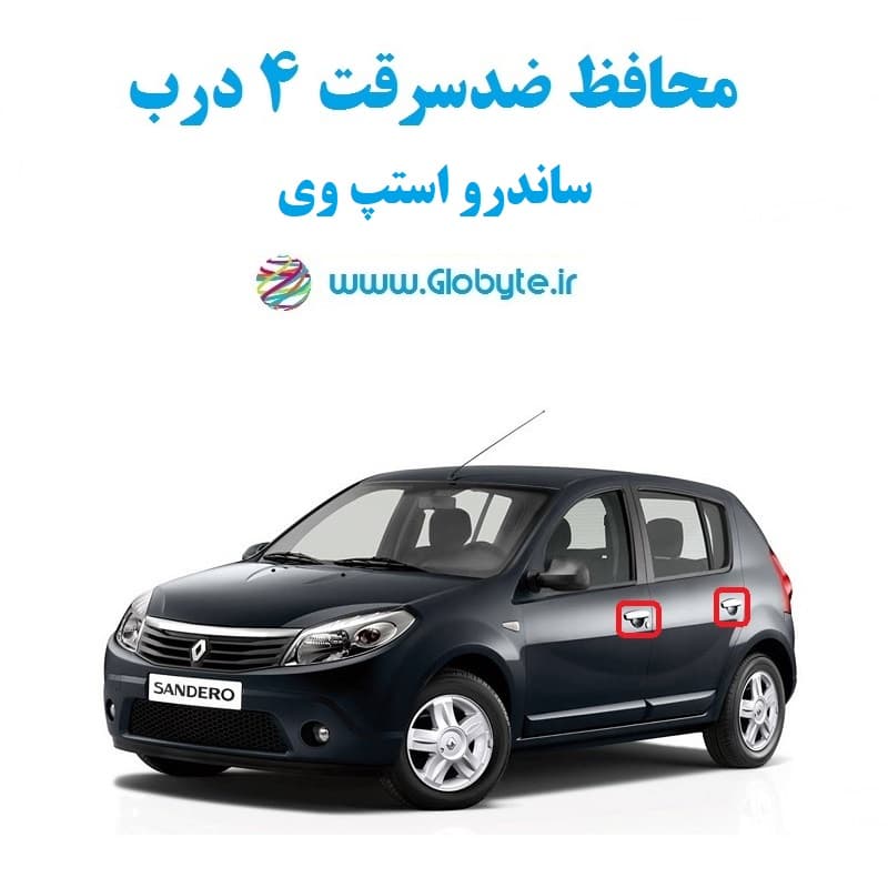 محافظ ضد سرقت 4 درب ساندرو استپ وی (قطعات 4 تکه کامل) — تصویر ۷