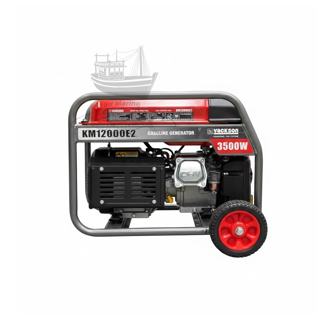 موتور برق 3/8 کیلووات واکسون استارتی مدل KM12000E2 — تصویر ۲