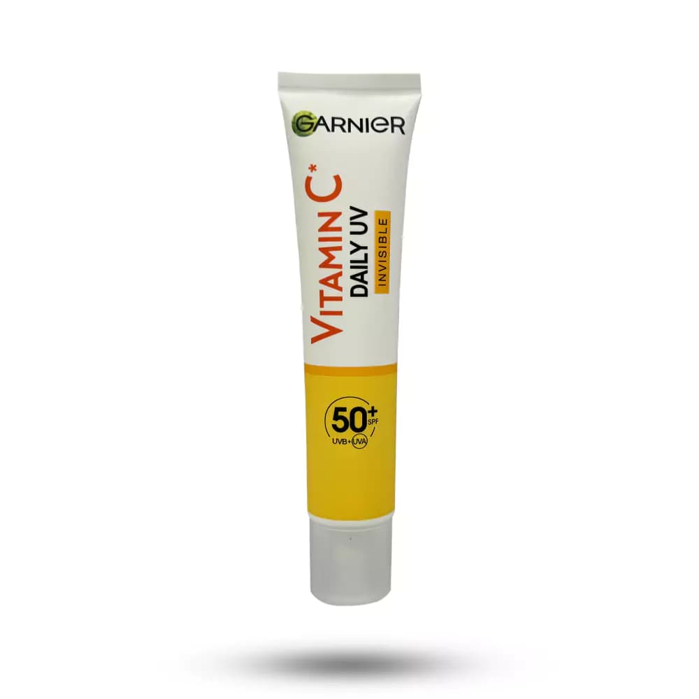 کرم ضد آفتاب بی رنگ ویتامین سی گارنیر SPF50 مدل Daily UV حجم 40 میل