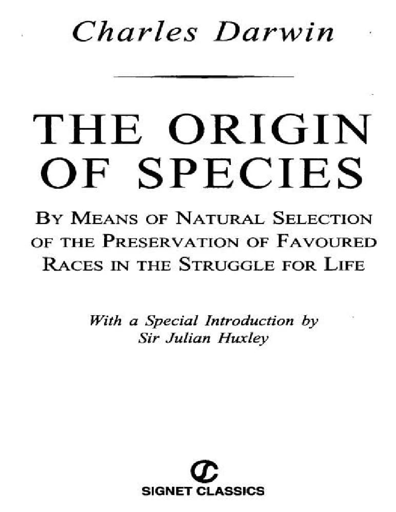 کتاب The Origin of Species (خاستگاه گونهها) نسخه انگلیسی PDF | چارلز داروین