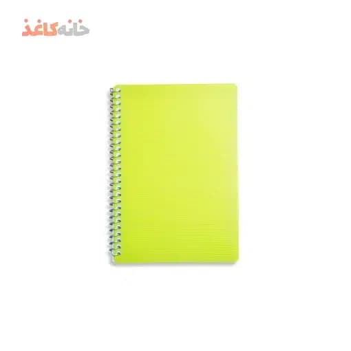 یادداشت 80برگ 1/8 طلقی رنگی اسپادانا طرح سبز — تصویر ۳