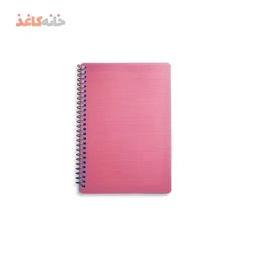 یادداشت 80برگ 1/8 طلقی رنگی اسپادانا طرح صورتی — تصویر ۳