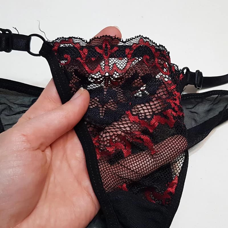 ست شورت و سوتین زنانه کارنا رز مدل هارنس فنردار کد 4868-2037 — تصویر ۳