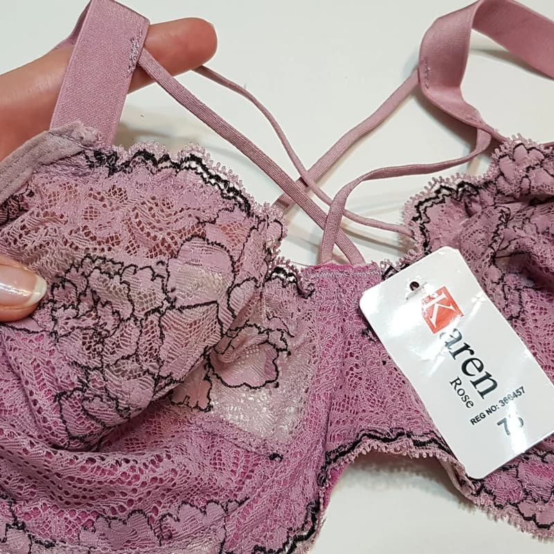 ست شورت و سوتین زنانه کارنا رز مدل فنردار هارنس ضربدری کد 4871-2036 — تصویر ۵