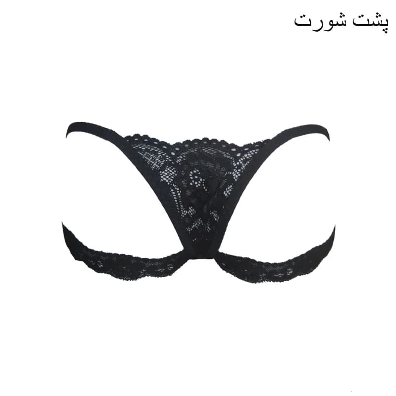 ست شورت و سوتین زنانه شیک فام مدل 706 — تصویر ۶