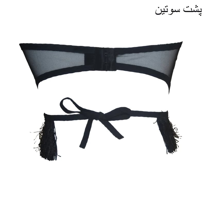 ست شورت و سوتین زنانه شیک فام مدل 11544 — تصویر ۳